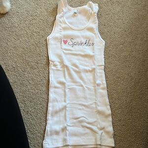 Sprinkles Tank Top Small NWT